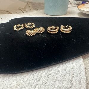 Costume clip on earrings